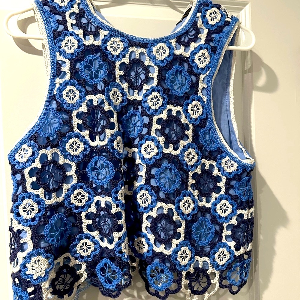 Maje Crochet Top